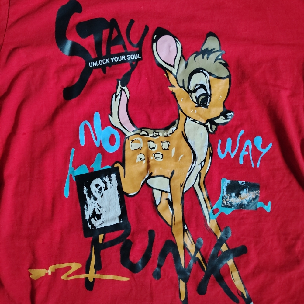 Disney Gucci Red Graphic T-Shirt